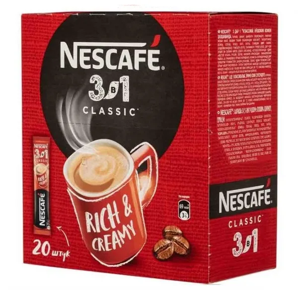 قهوه فوری کافی میکس نسکافه 20 عددی